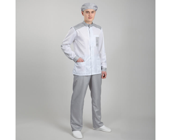 Мужской костюм антистатический Б-239 (Артикул:Б-239 Поликарбон), Ткань: Поликарбон