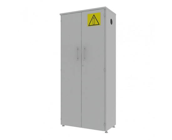 Шкаф для хранения одно газового баллона (40 л) 700х400х1600 мм (Артикул:Mod. - ШГ-700), Высота, мм: 1600, Ширина, мм: 700, Глубина, мм: 400