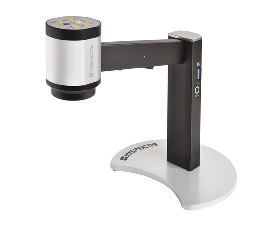 Видеомикроскоп INSPECTIS C12-С (720p HD,зум 12x,РД 240мм,HDMI,штатив с подсветкой,SD-карта) (Артикул:HD-010-C-E), Комплект: Камера, штатив с подсветкой, SD-карта, Исполнение: антистатическое (ESD)