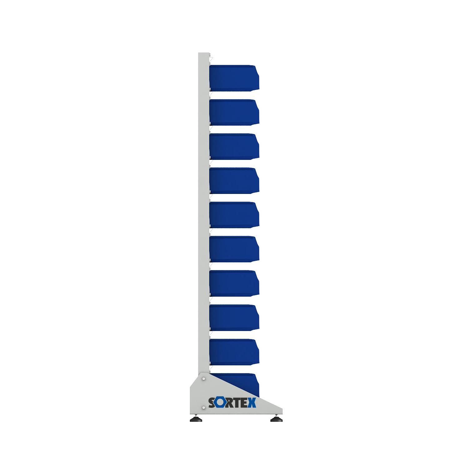 ER-00024080 Стеллаж для пластиковых лотков SORTEX односторонний 1800x1000x450.02