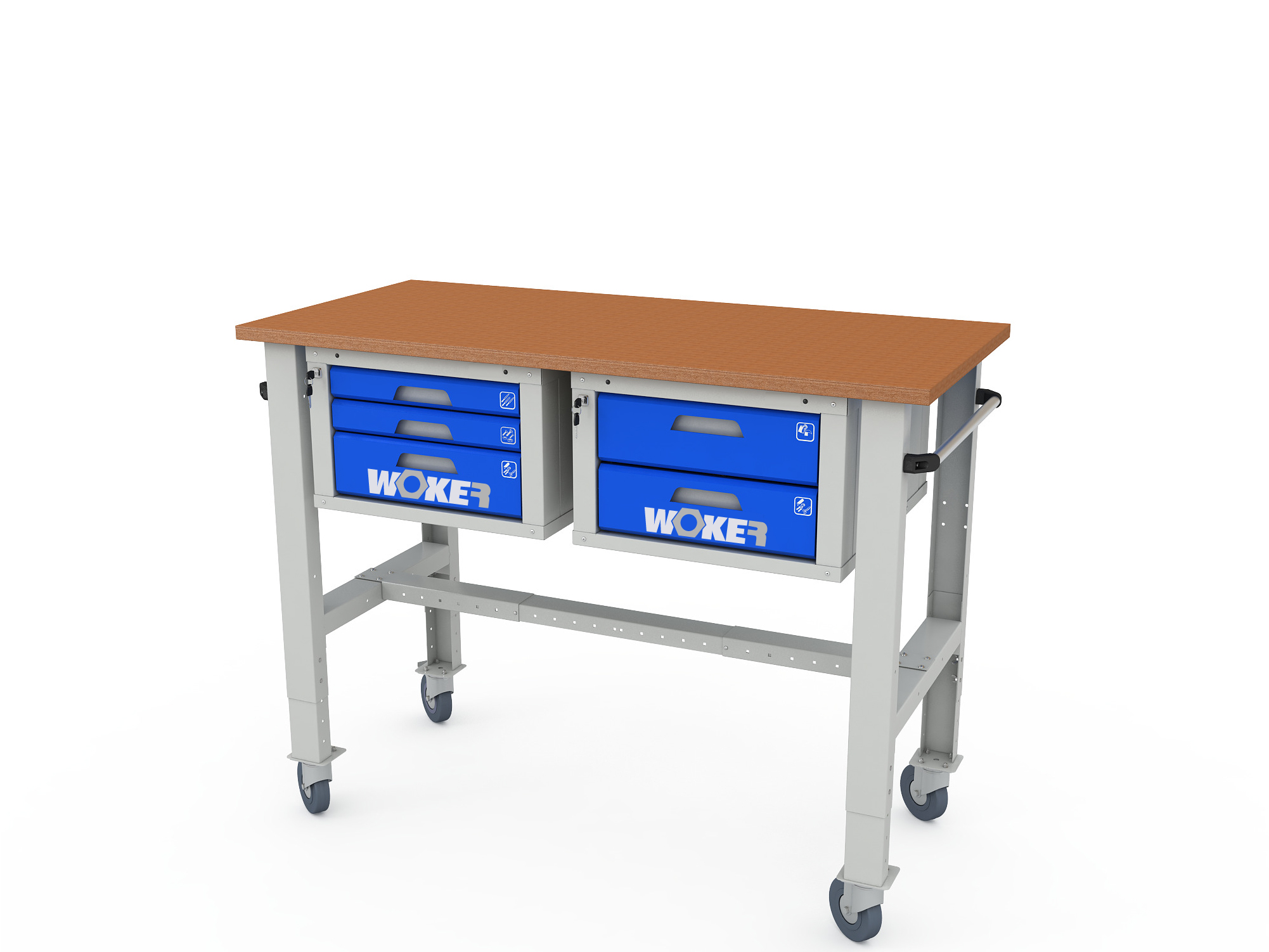 ER-00035637 Стол рабочий мобильный WOKER PRO 04.1500