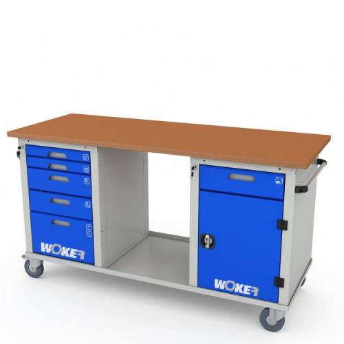ER-00020521 Верстак мобильный трехтумбовый WOKER PRO 3502.1800