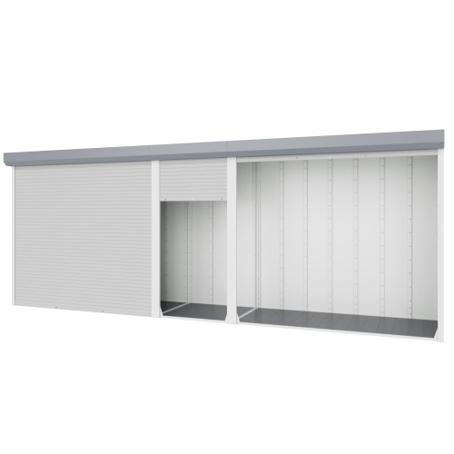 Шкаф роллетный RCAB STG 1500х6150х1200 (две рольставни шириной 2150мм,одна рольставня шириной 1850мм