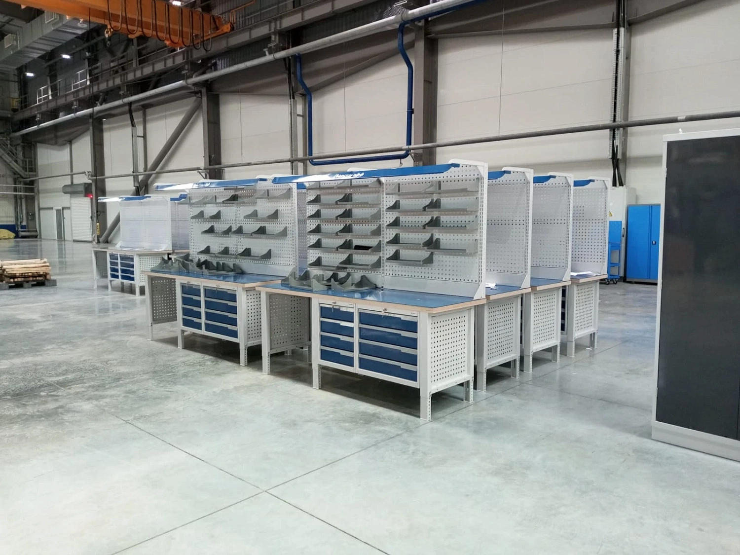 CTR 1432.S7L6.4-1 Верстак слесарный 1670x1393x743 мм